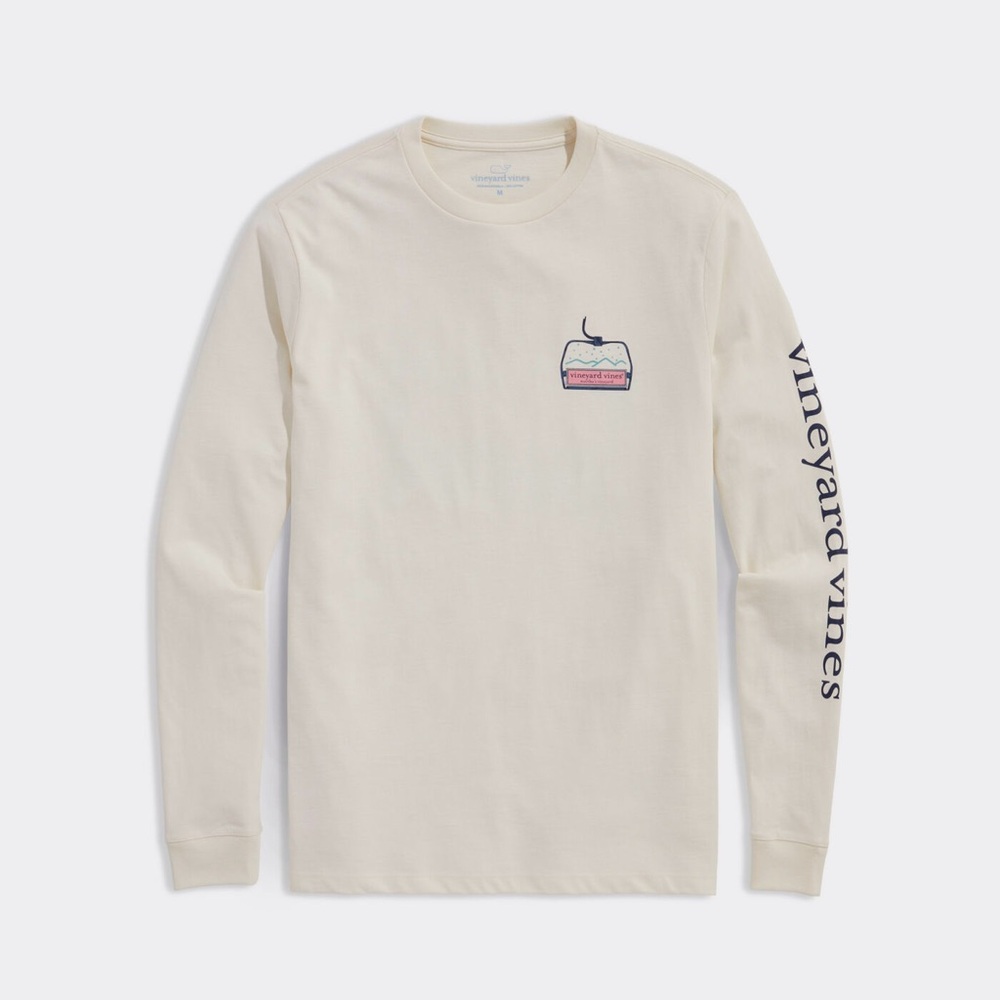 Men’s Vineyard vines chair lift long sleeve tee NWT